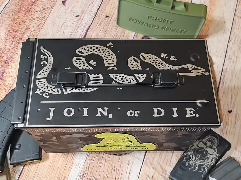 Custom Ammo Can - Laser engraved metal storage
